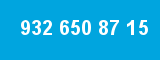 932 650 87 15